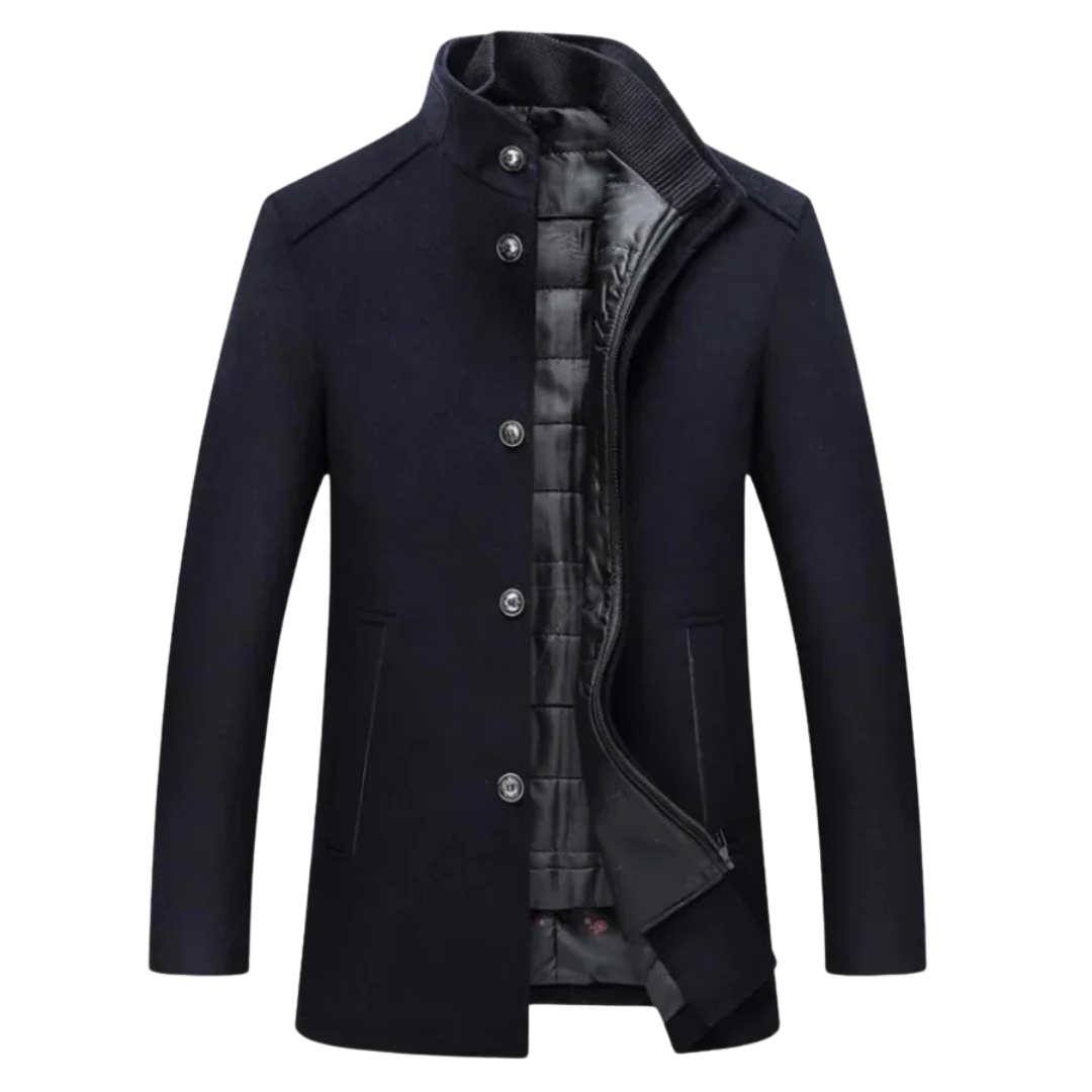 Philippe | Manteau Élégant à Col Montant