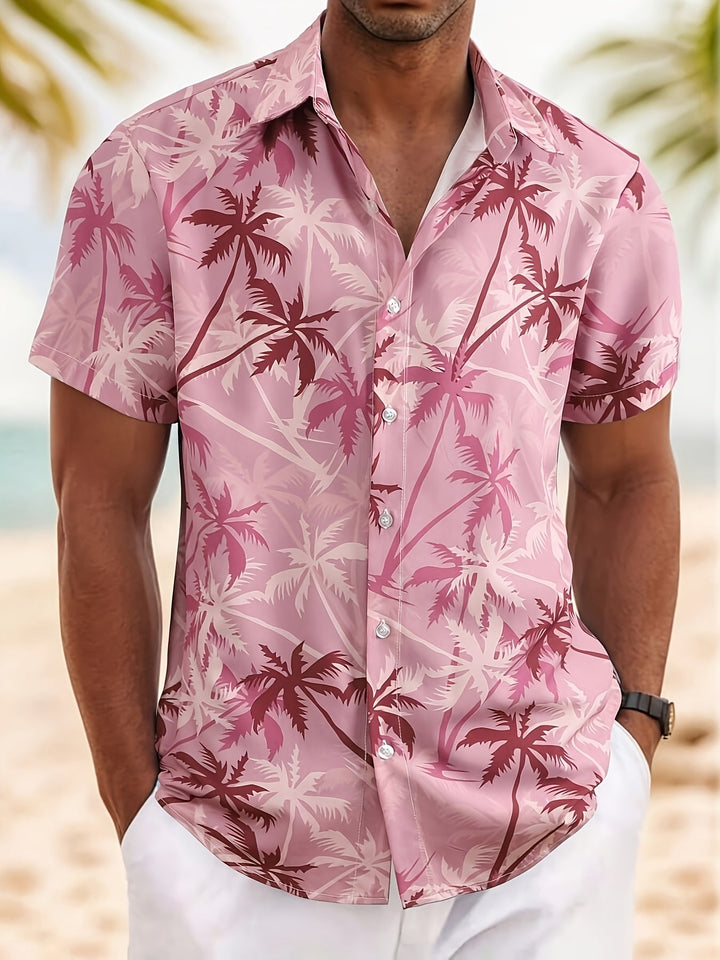 Basile | Chemise Estivale à Imprimé Tropical