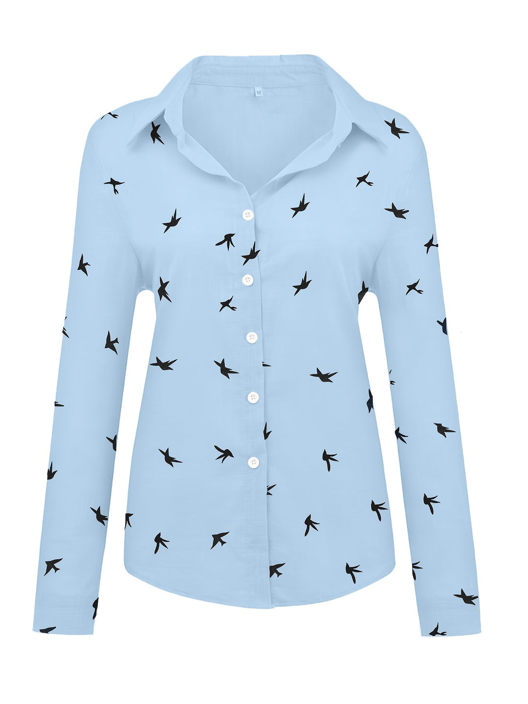 Aline | Chemise Fluide à Imprimé Oiseaux