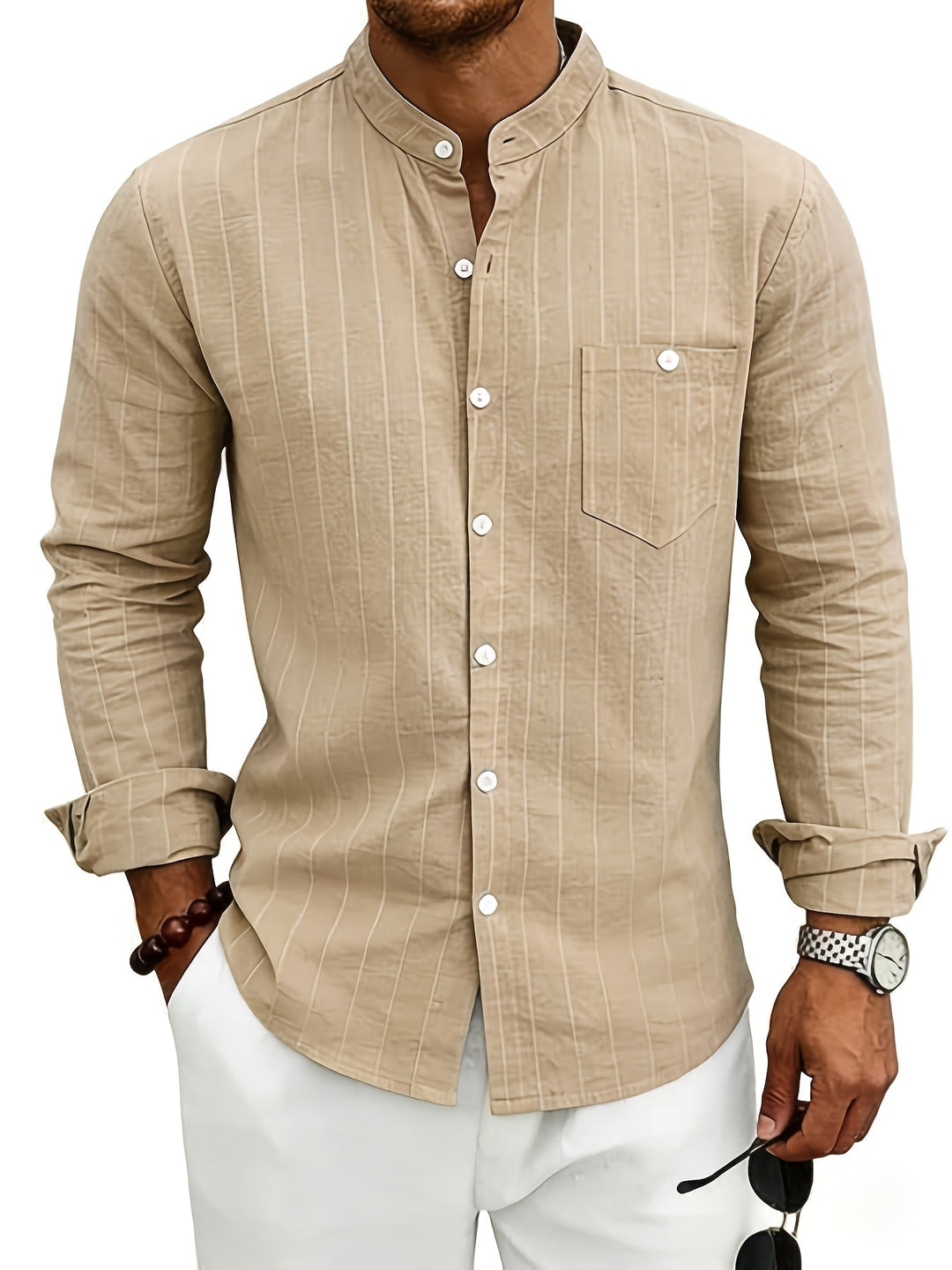 Armand | Chemise Rayée Élégante