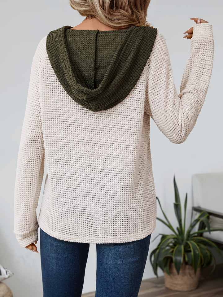 Sylvie | Sweat à Capuche Confort Bicolore