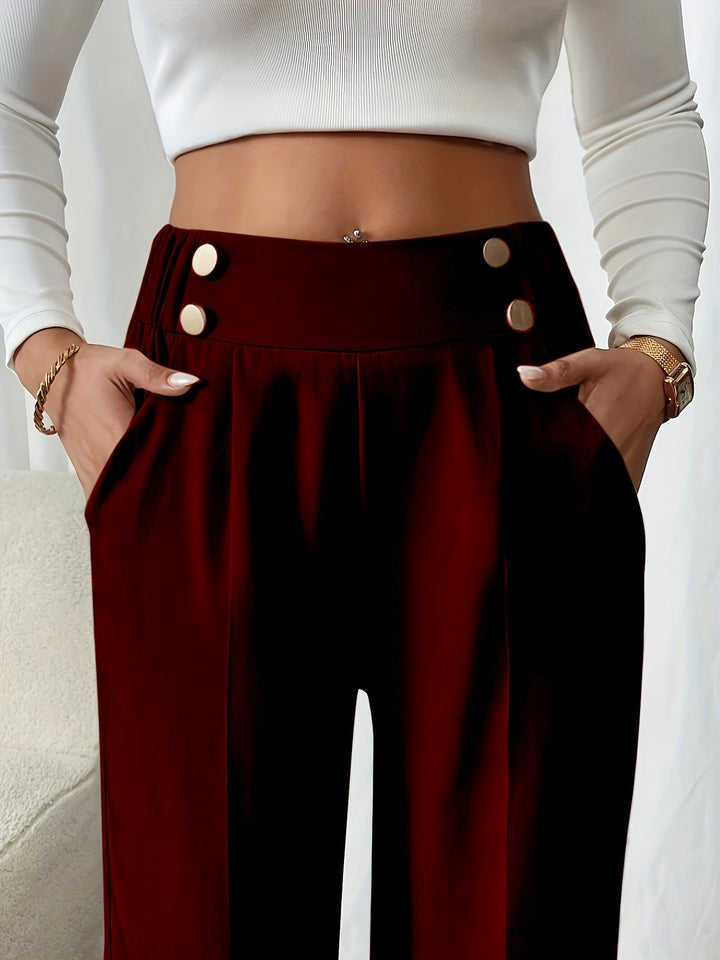 Ariane | Pantalon Fluide à Jambe Droite