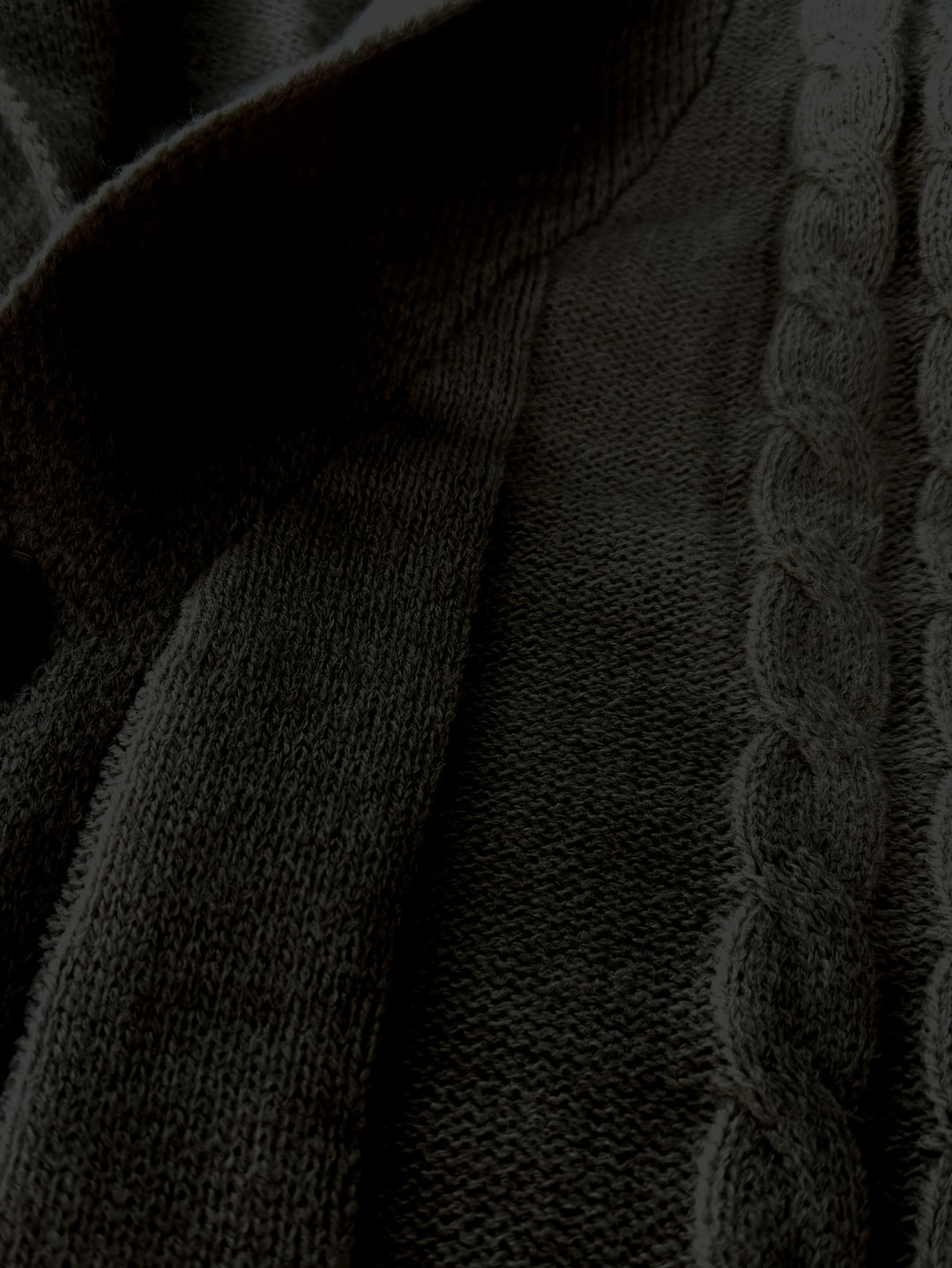 Sébastien | Gilet Torsadé Boutonné