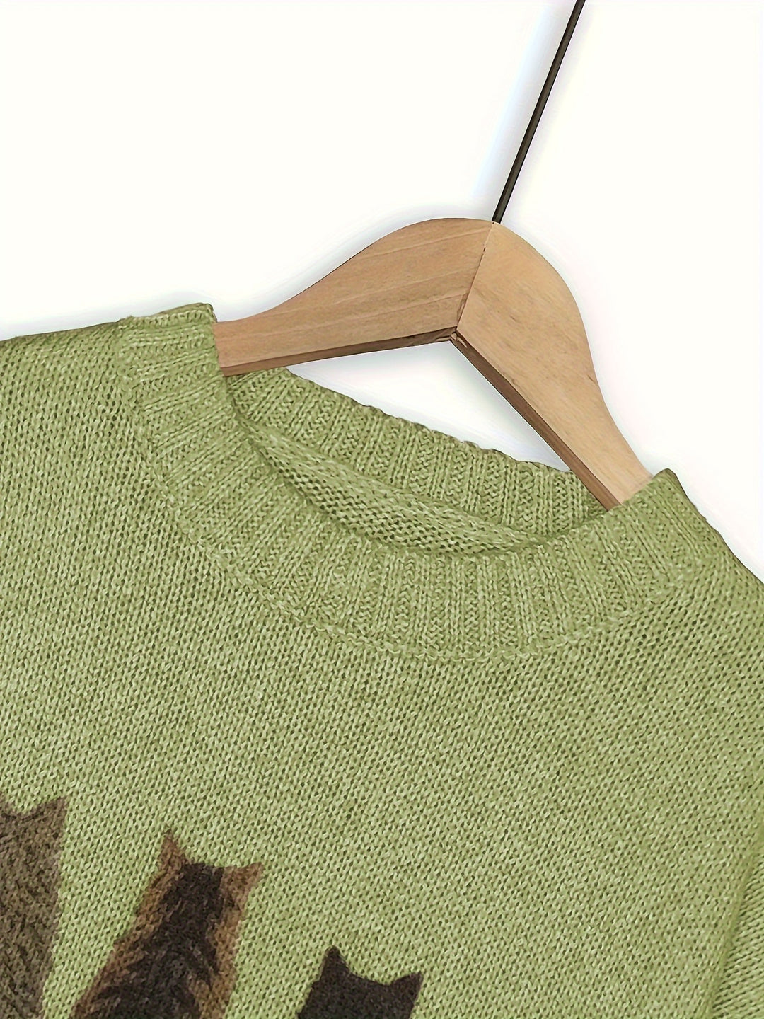 Clarisse | Pull Chaleureux à Imprimé Chats