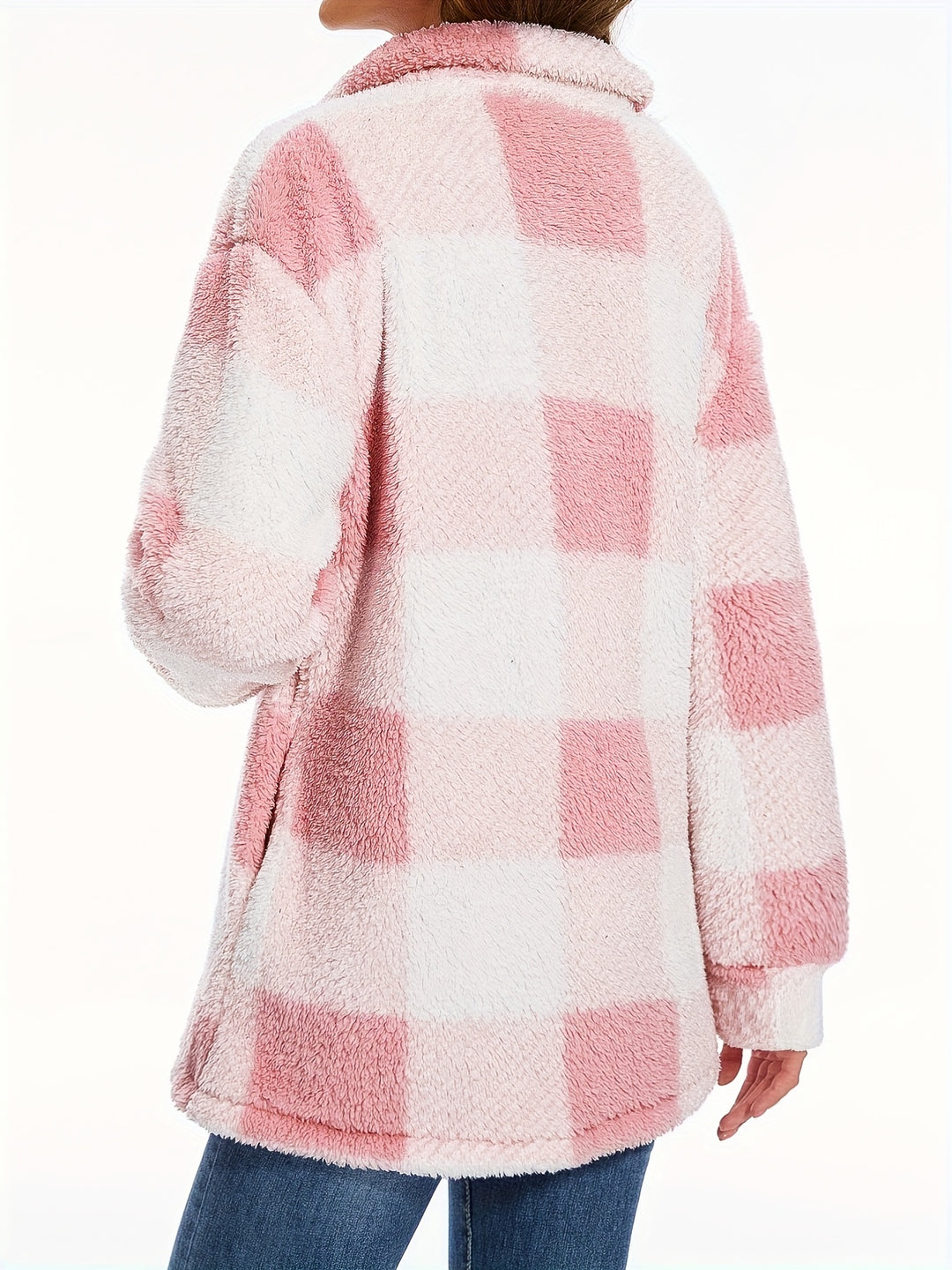 Coline | Veste à Carreaux Douillette