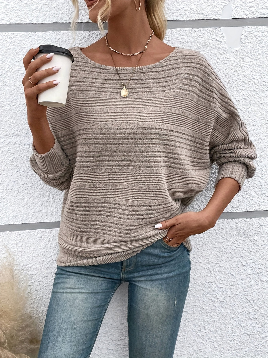 Muriel | Pull Ample à Manches Chauve-Souris
