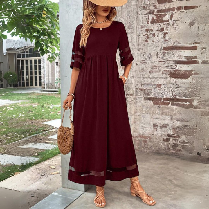 Joséphine | Robe Longue Fluide et Élégante