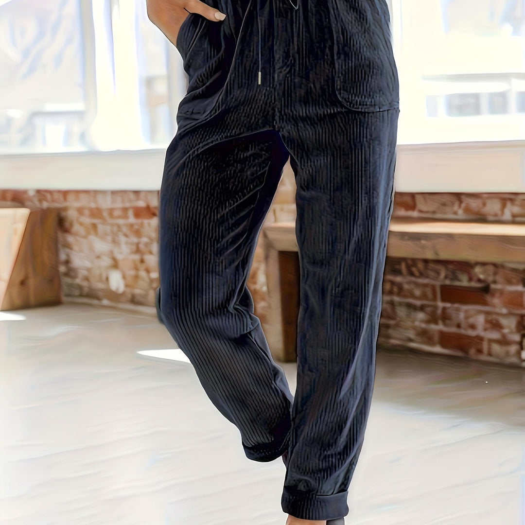 Roxane | Pantalon fluide à taille élastique