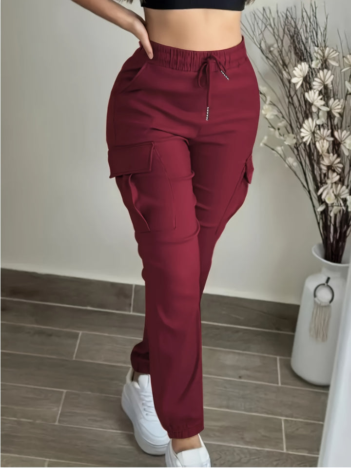 Christine | Pantalon Cargo Ceinturé