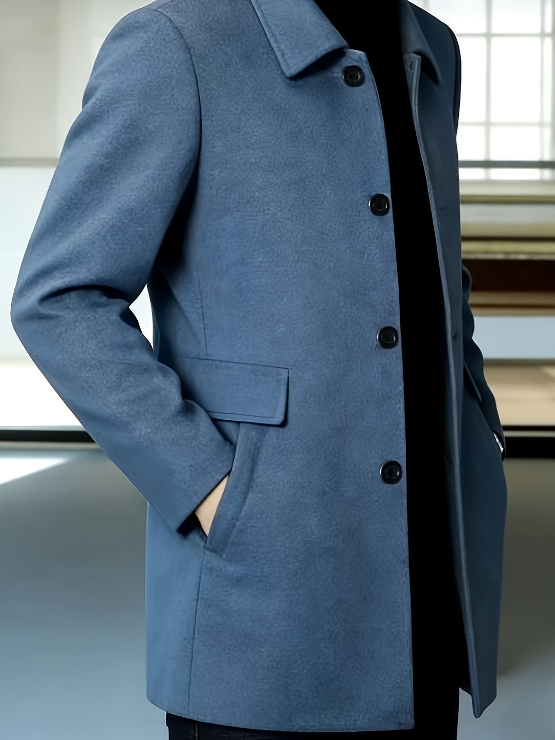 Gérard | Manteau Élégant Boutonné