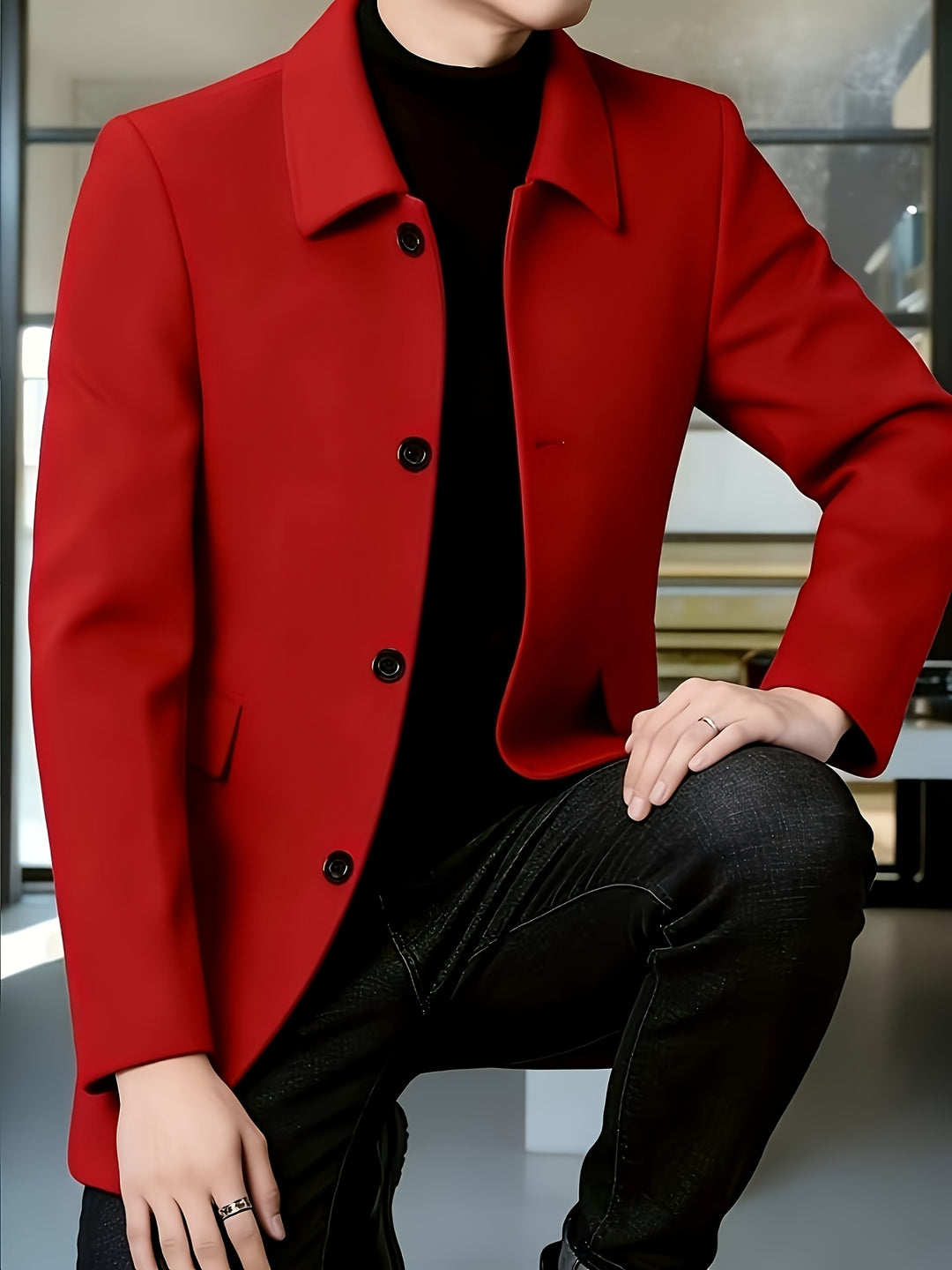 Gérard | Manteau Élégant Boutonné