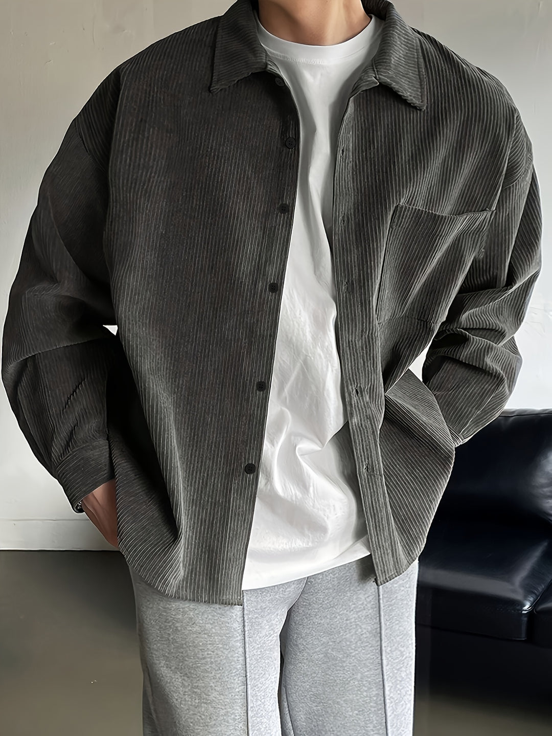 Gabriel | Chemise Décontractée à Col
