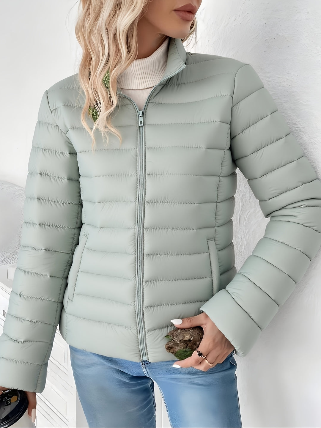 Nathalie | Veste Matelassée Légère Zippée