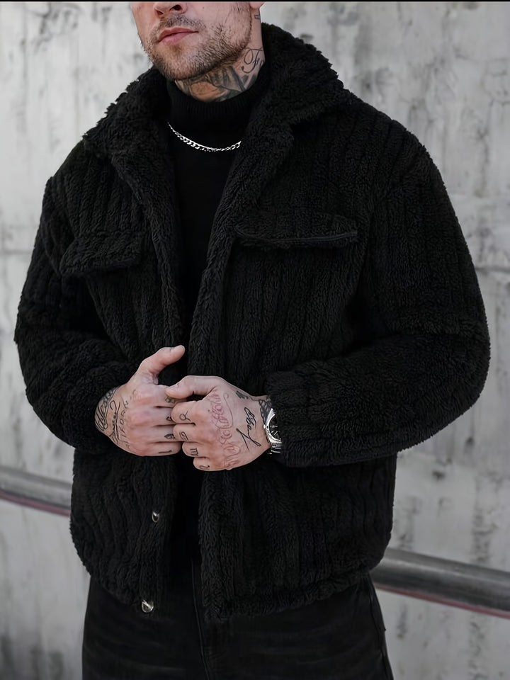 Norbert | Veste d'Hiver Texturée Boutonnée