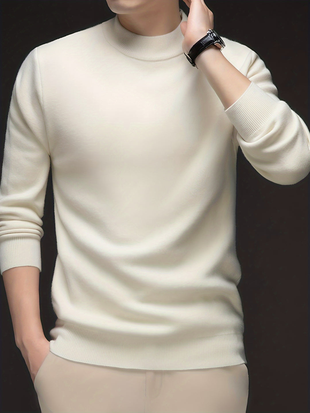 Étienne | Pull Maille Col Montant