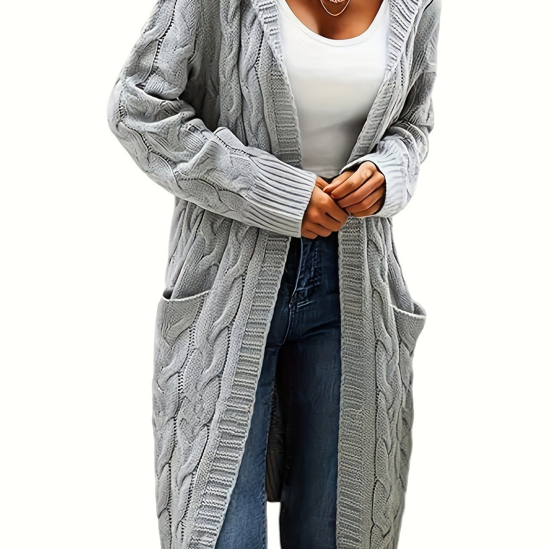 Valentine | Gilet Long Torsadé
