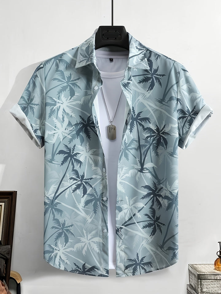 Basile | Chemise Estivale à Imprimé Tropical