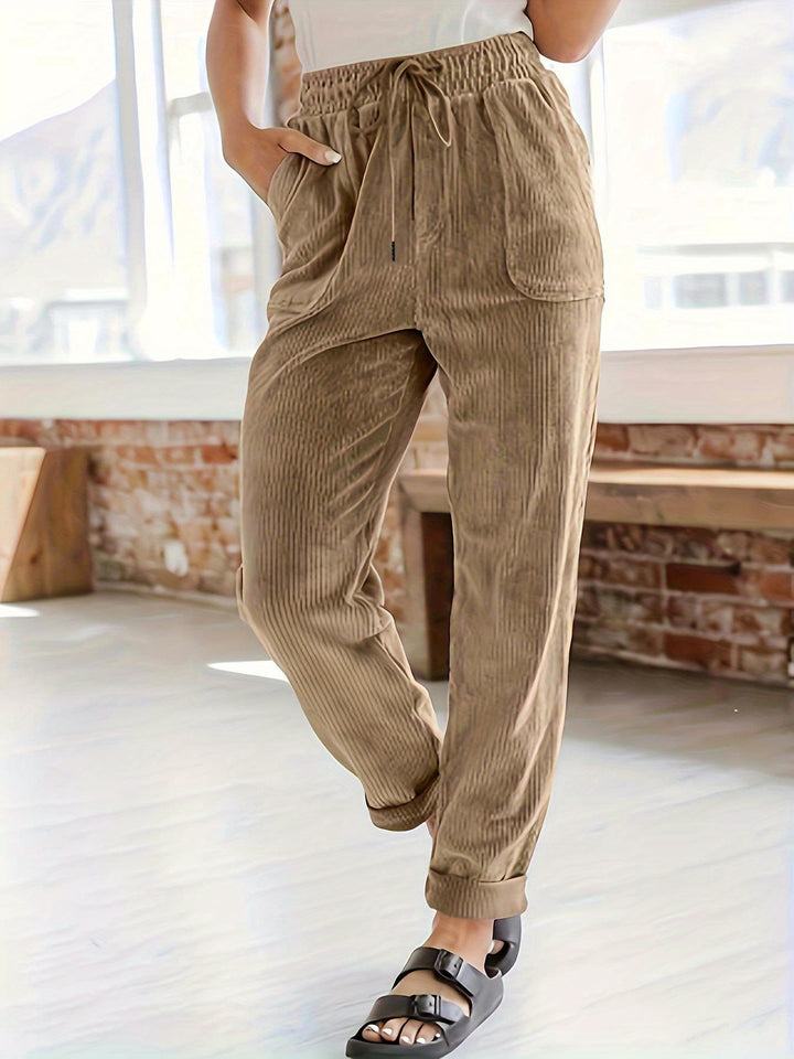 Roxane | Pantalon fluide à taille élastique