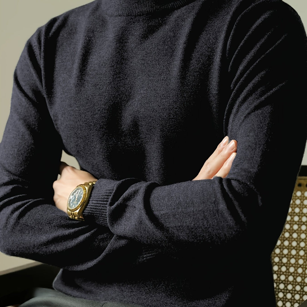Étienne | Pull Maille Col Montant