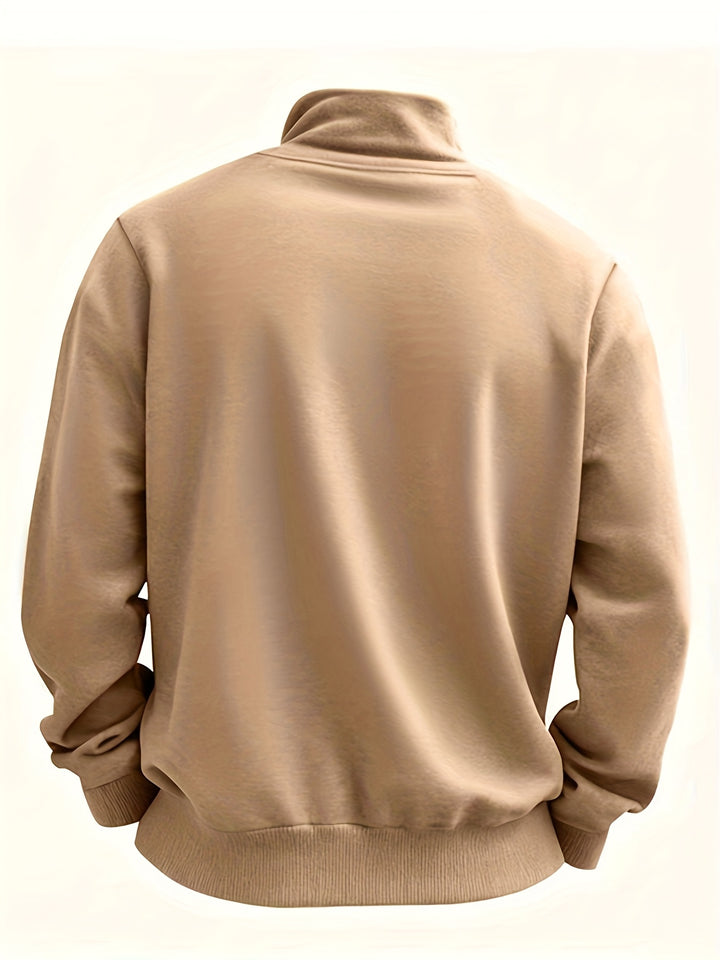 Laurent | Sweat Col Zippé Élégant