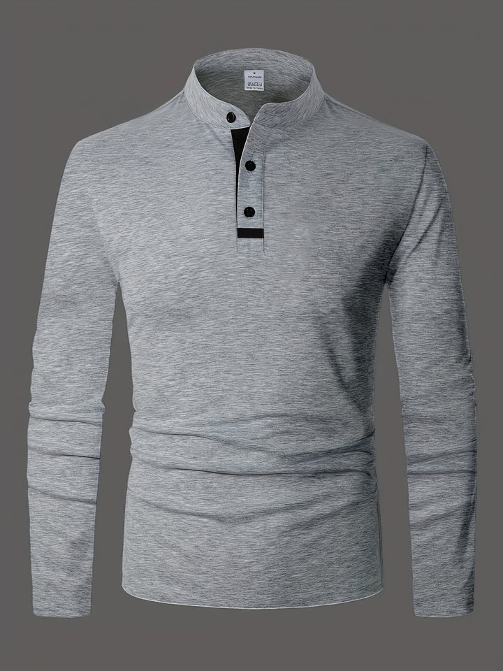 Cédric | Polo Manches Longues à Boutons