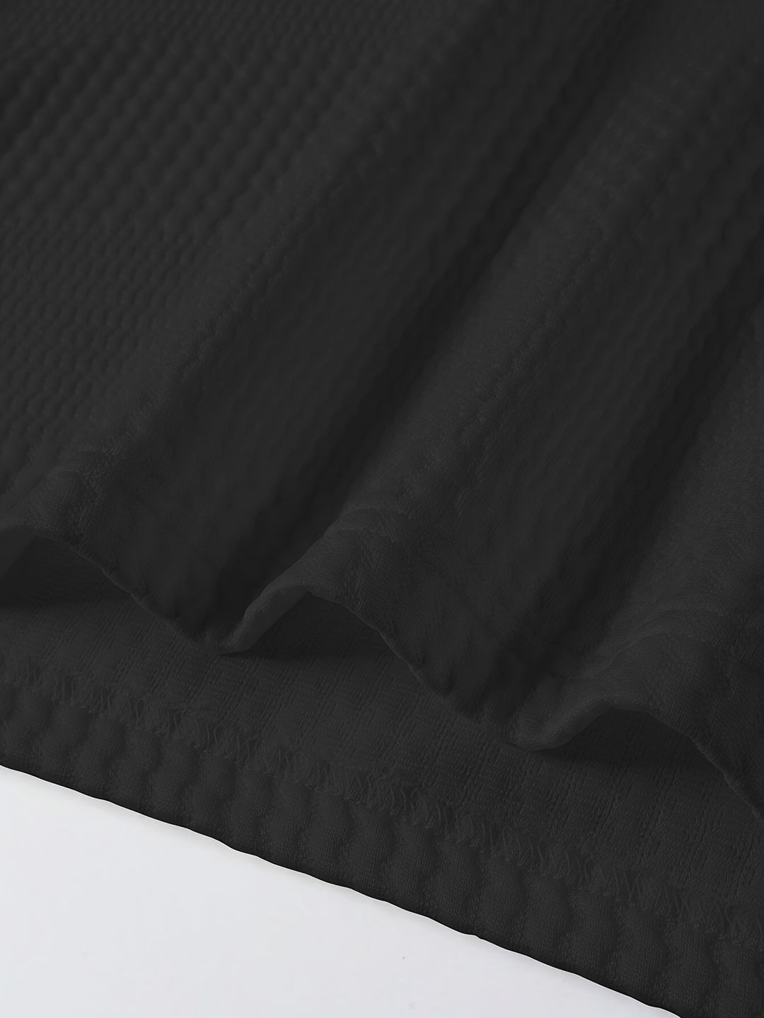 Victor | Polo Texturé à Manches Longues