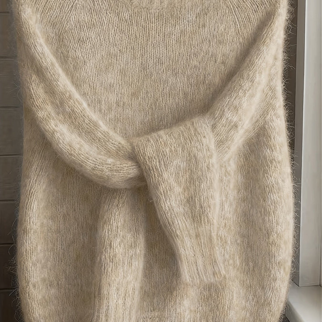 Inès | Pull Douillet à Col Rond