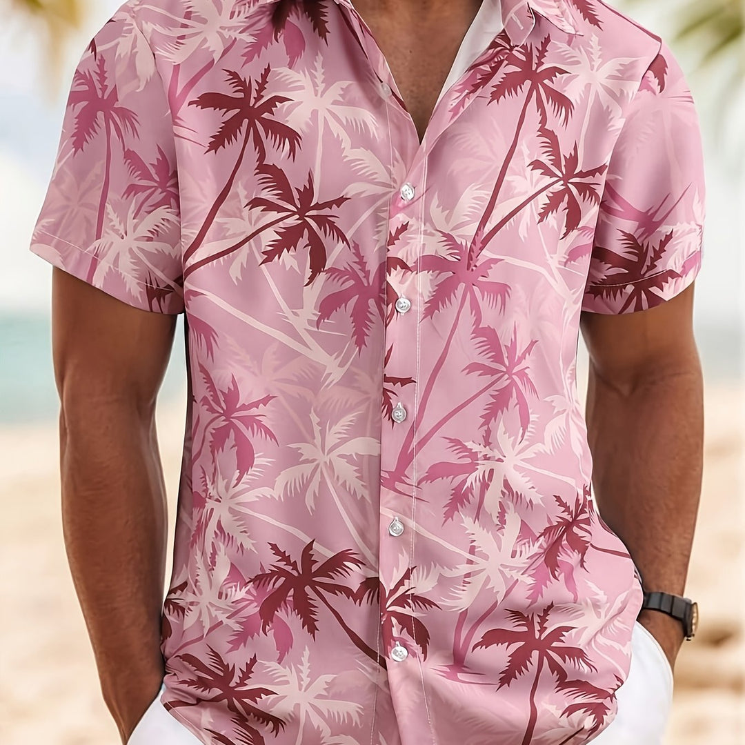 Basile | Chemise Estivale à Imprimé Tropical