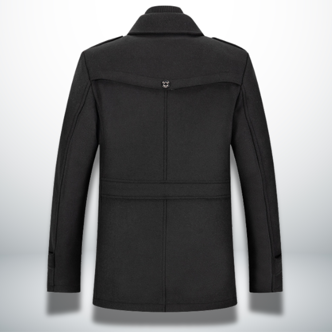 Ludovic | Manteau d'Hiver Élégant à Double Col