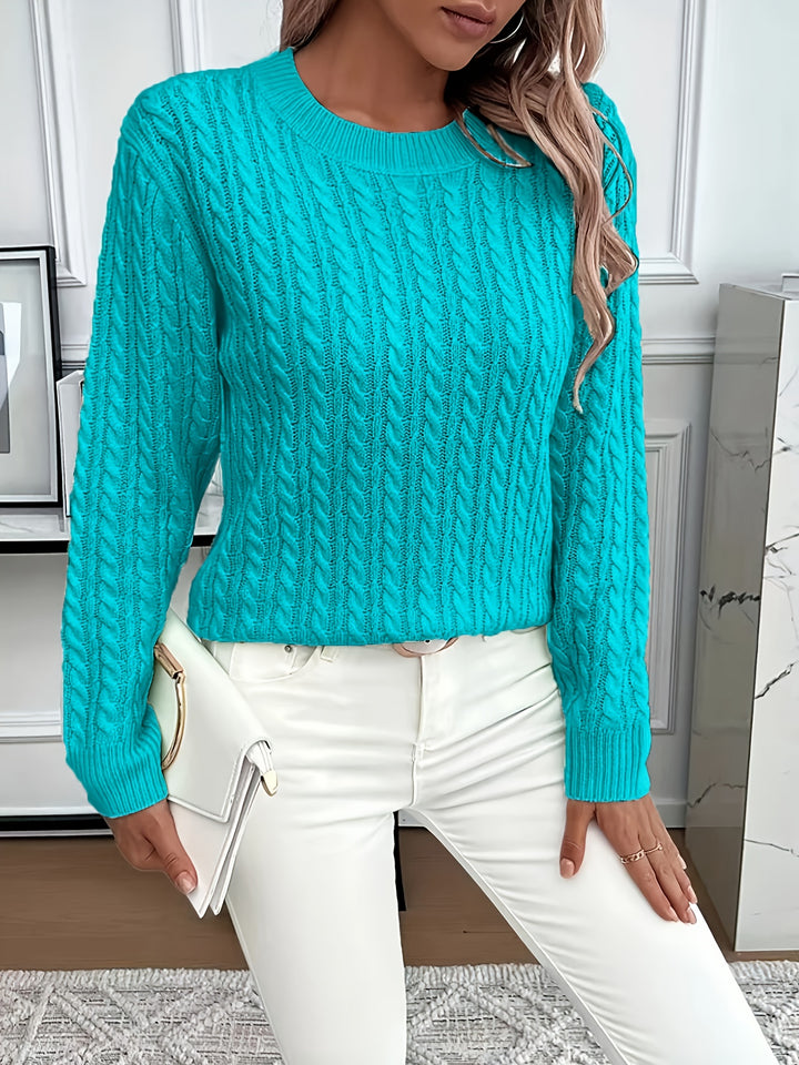 Emmanuelle | Pull Torsadé Coupe Ample