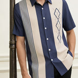 Roland | Chemise Rétro à Manches Courtes