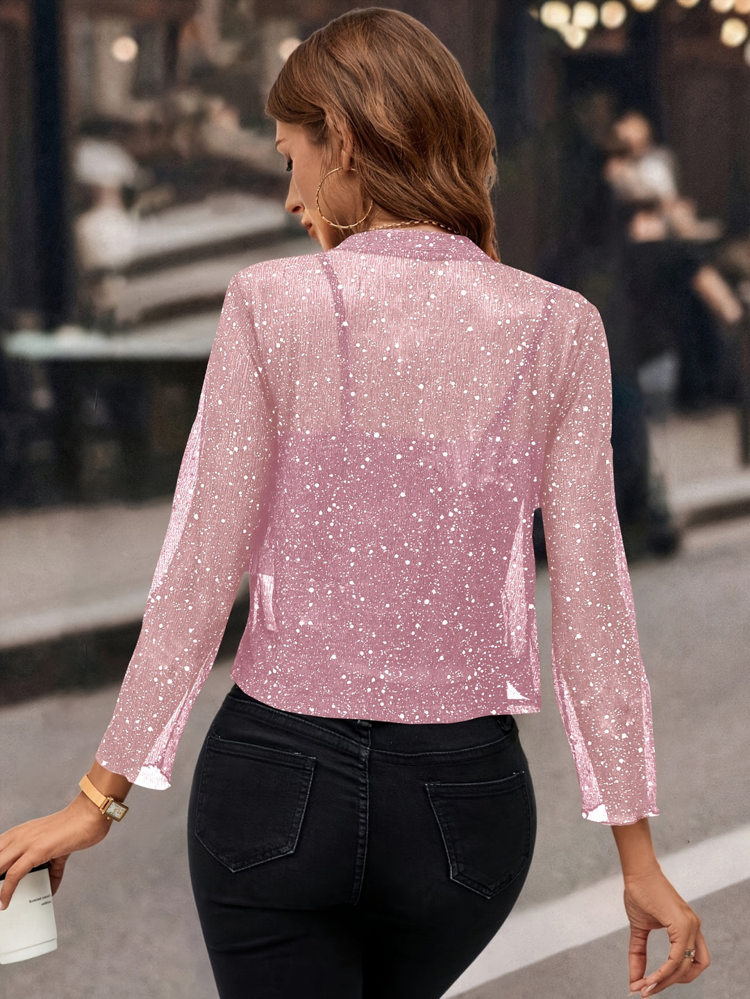 Brigitte | Veste Courte Scintillante