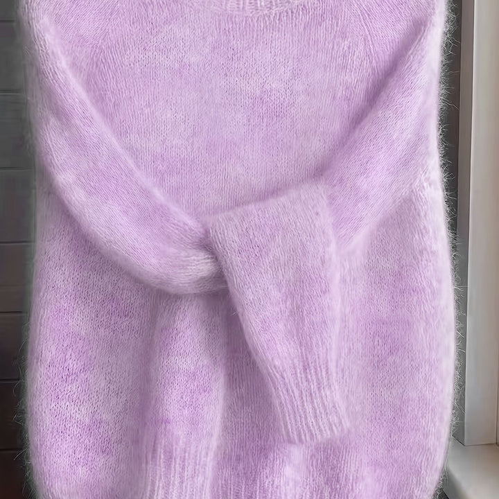 Inès | Pull Douillet à Col Rond