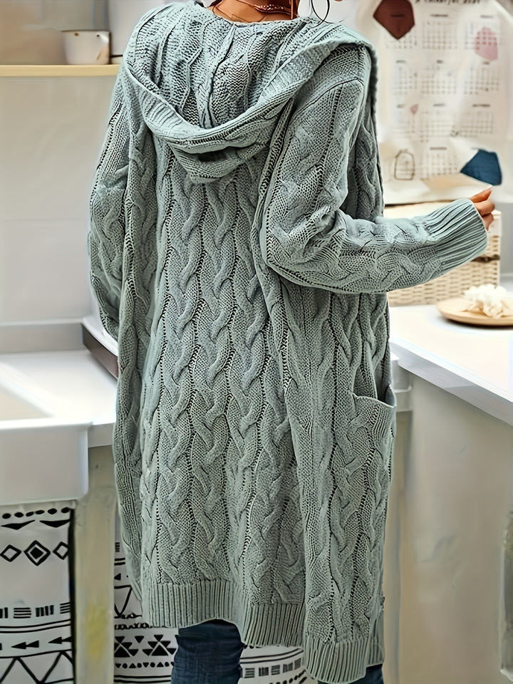 Valentine | Gilet Long Torsadé