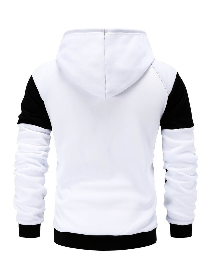 Édouard | Veste à Capuche Zippée Bicolore