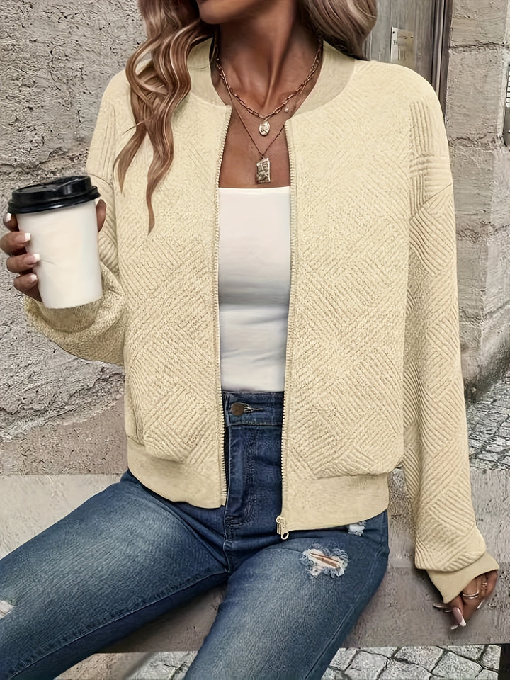 Charlotte | Veste Zippée Texturée