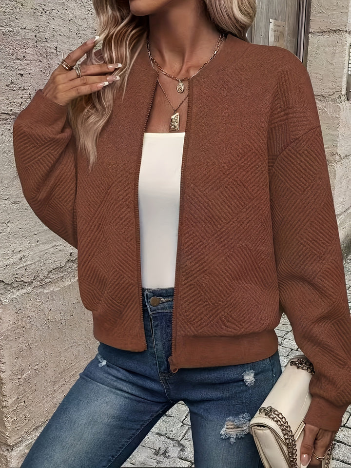 Charlotte | Veste Zippée Texturée