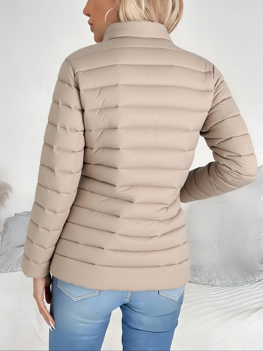 Nathalie | Veste Matelassée Légère Zippée