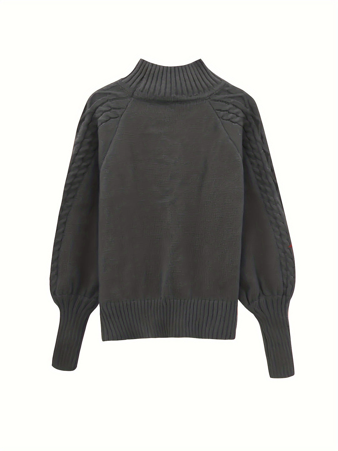 Fabienne | Pull Texturé à Col Montant