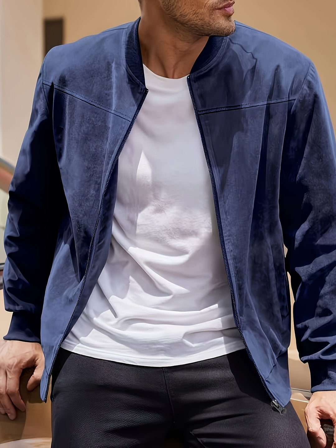 Romain | Veste Zippée Légère