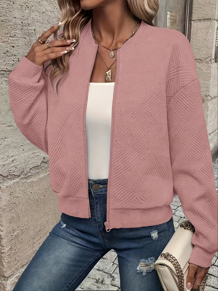 Charlotte | Veste Zippée Texturée