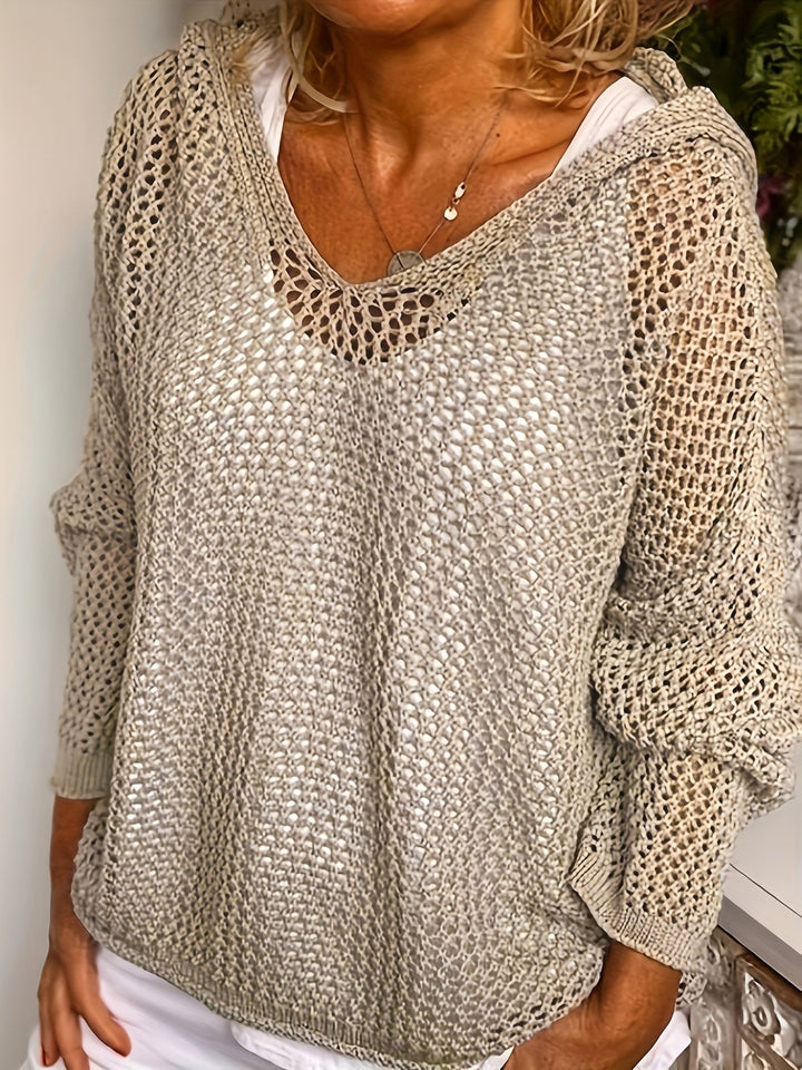 Aurore | Pull Ajouré Col V