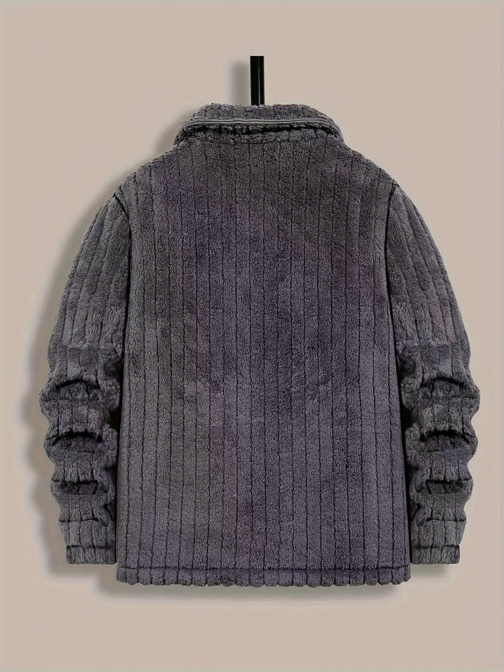 Norbert | Veste d'Hiver Texturée Boutonnée