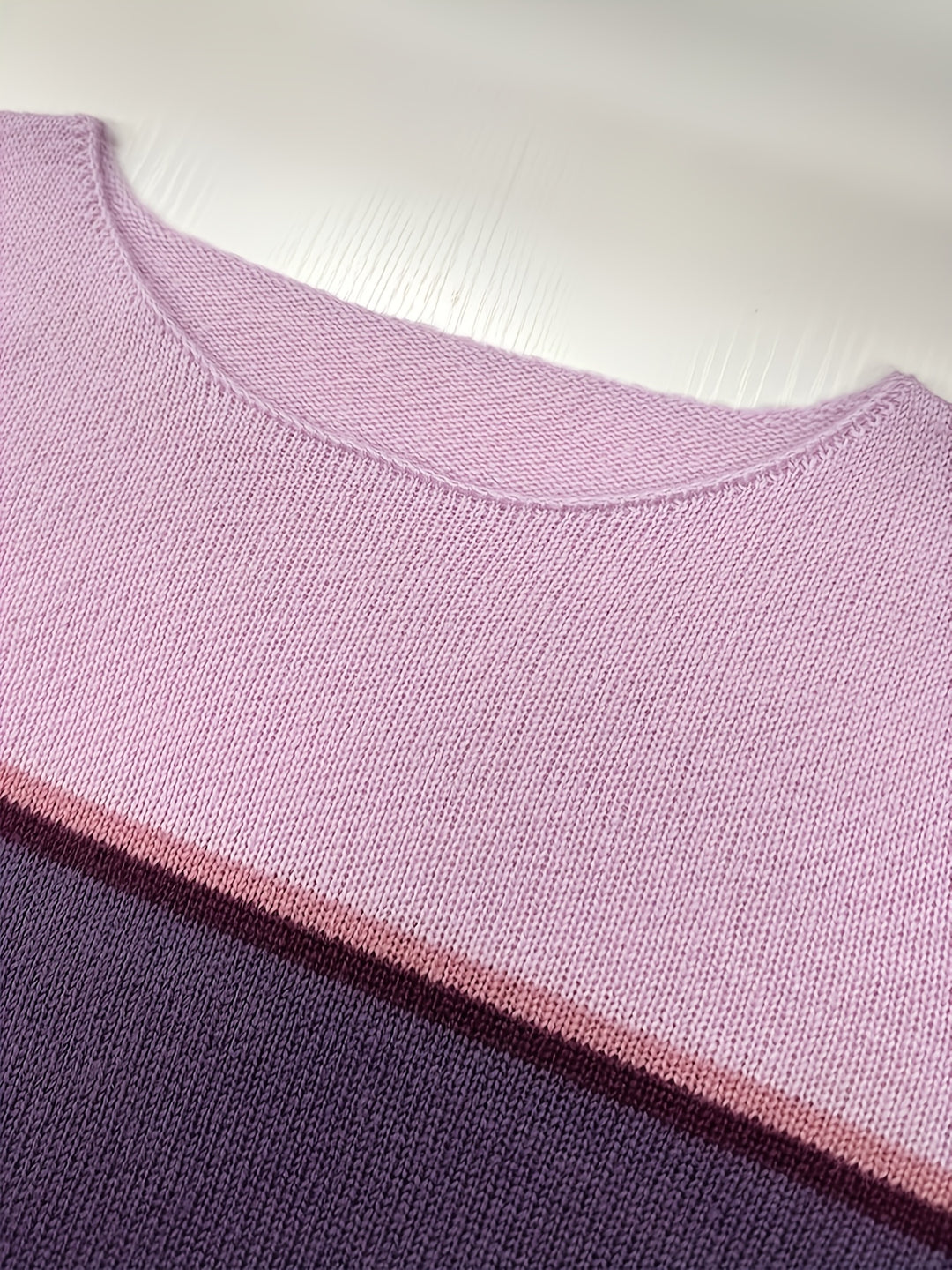 Amandine | Pull Color-Block à Manches Longues