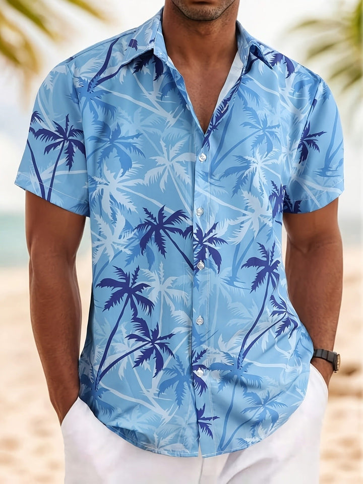 Basile | Chemise Estivale à Imprimé Tropical
