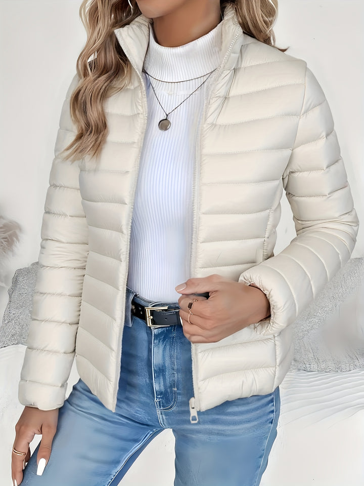 Nathalie | Veste Matelassée Légère Zippée