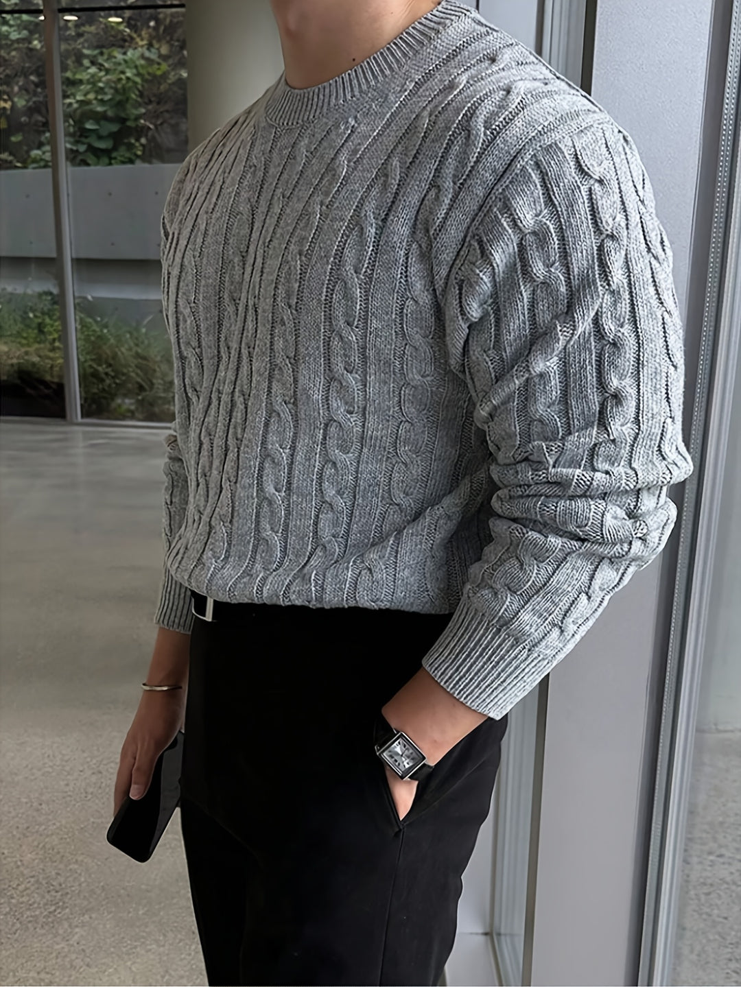 Casimir | Pull Torsadé à Col Rond