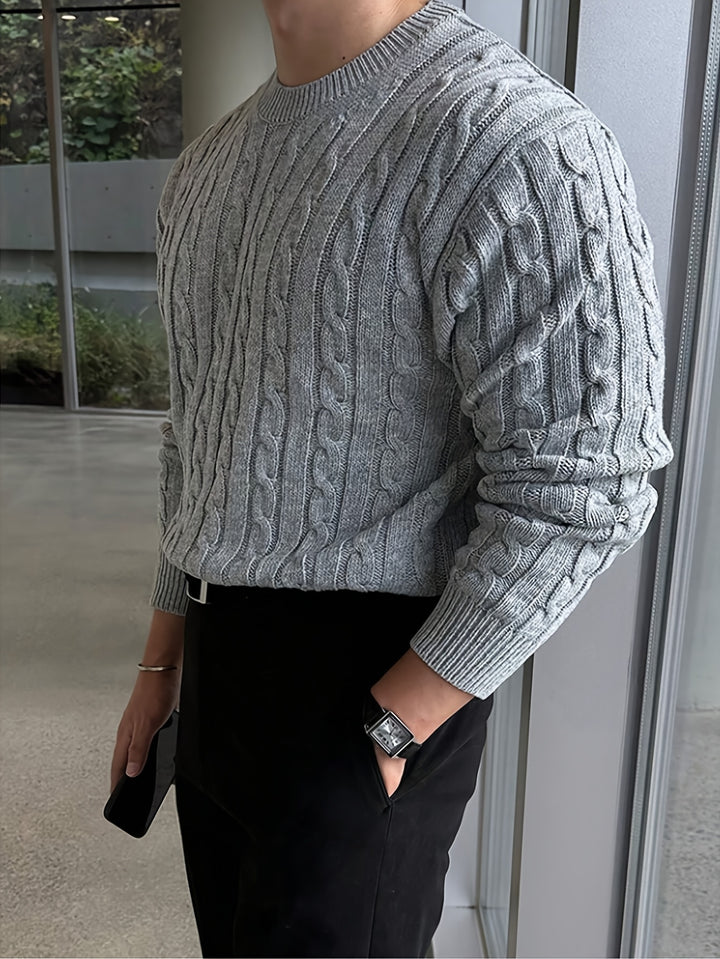 Casimir | Pull Torsadé à Col Rond