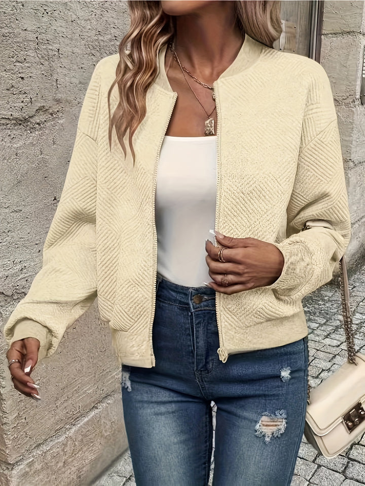 Charlotte | Veste Zippée Texturée