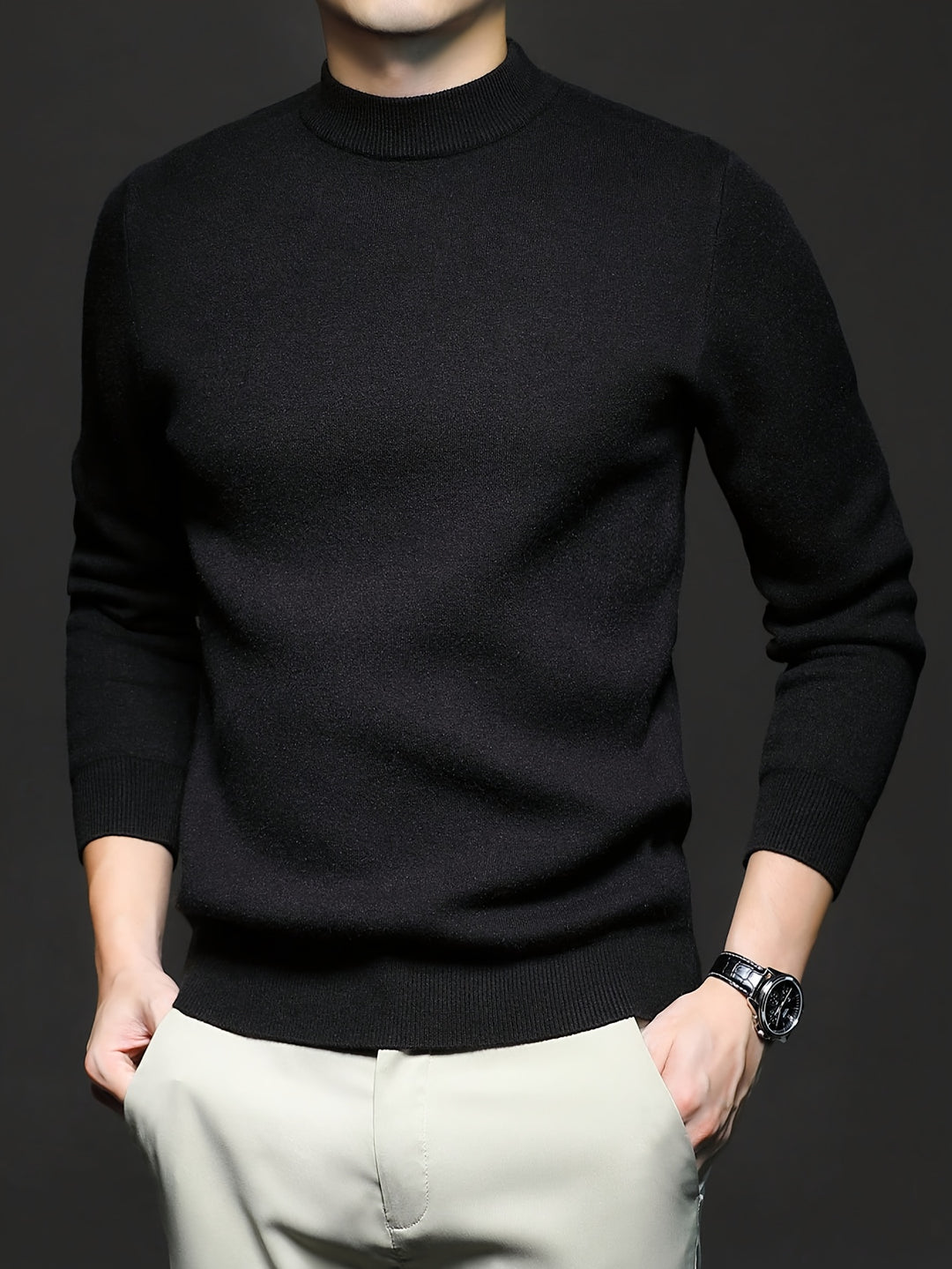 Étienne | Pull Maille Col Montant